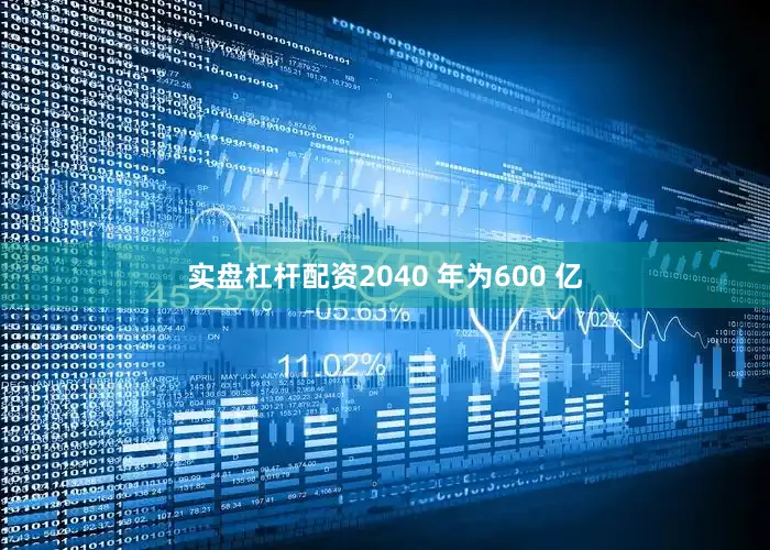 实盘杠杆配资2040 年为600 亿