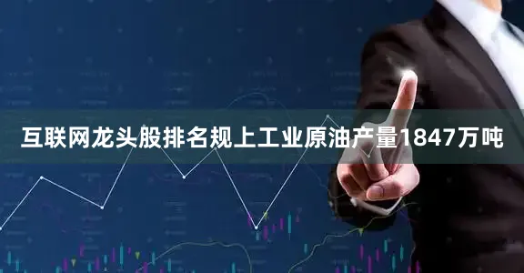 互联网龙头股排名规上工业原油产量1847万吨