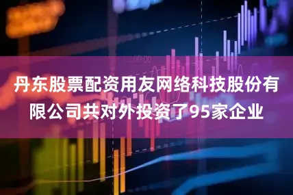 丹东股票配资用友网络科技股份有限公司共对外投资了95家企业